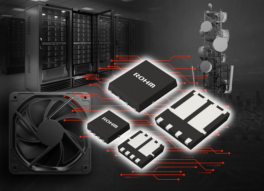 ROHM’s New 5-Model Lineup of Low ON Resistance 100V Dual MOSFETs